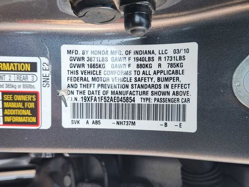 Used 2010 Honda Civic LX image 32