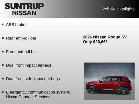 Used 2026 Nissan Rogue SV AWD/4WD image 30