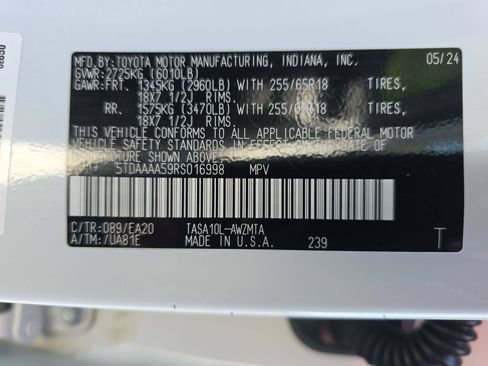 Used 2024 Toyota Grand Highlander FWD image 35