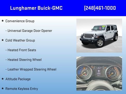 Used 2022 Jeep Wrangler Unlimited Sport AWD/4WD image 24