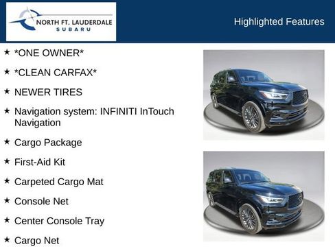 Used 2023 INFINITI QX80 Premium Select w/ Cargo Package image 7