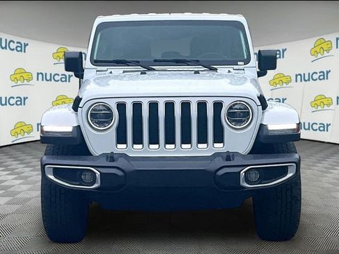 Used 2021 Jeep Wrangler Unlimited Sahara w/ Uconnect 4C Nav & Sound Group AWD/4WD image 3