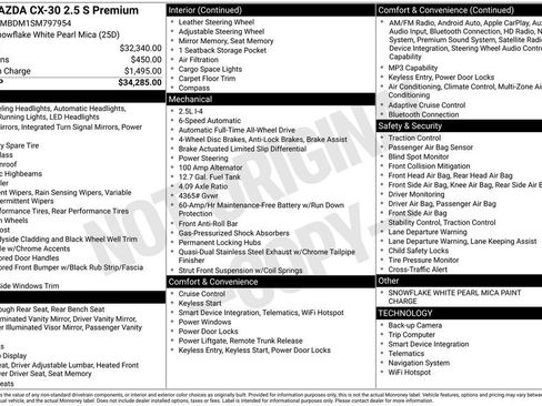 Used 2025 MAZDA CX-30 AWD 2.5 S w/ Premium Package image 40