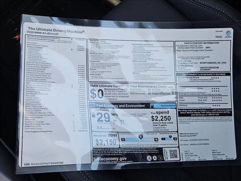 New 2026 BMW X3 xDrive30 AWD/4WD image 19