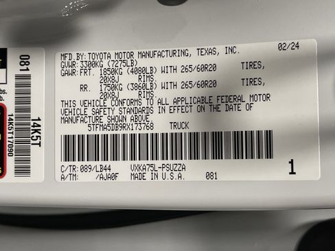 Used 2024 Toyota Tundra 1794 Edition image 29