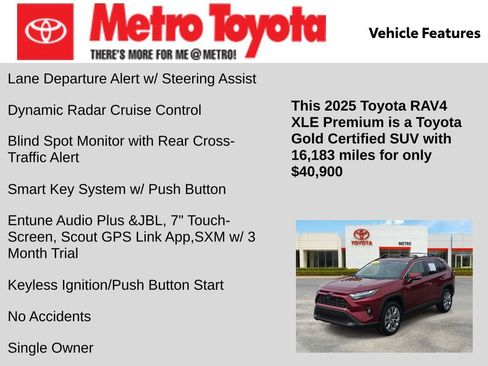 Certified 2025 Toyota RAV4 XLE Premium w/ Weather Package AWD/4WD image 11