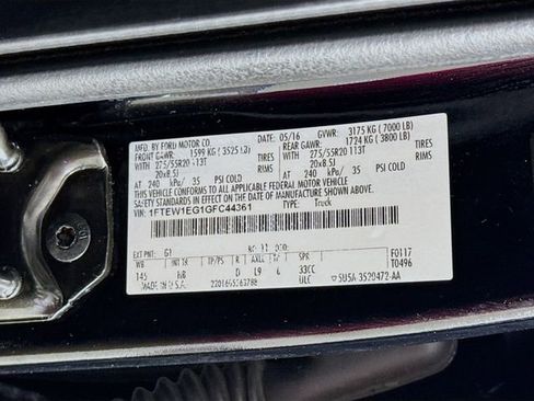 Used 2016 Ford F150 Lariat w/ Equipment Group 502A Luxury image 32