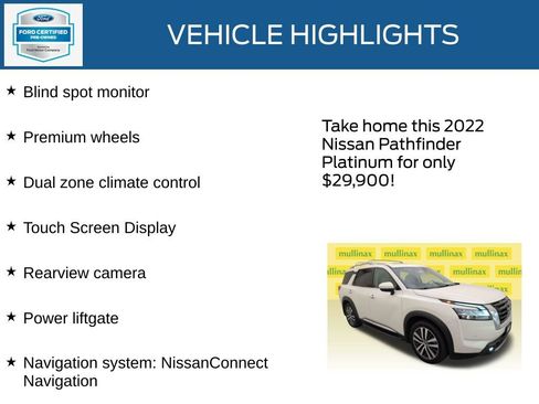 Used 2022 Nissan Pathfinder Platinum w/ Cargo Package image 23