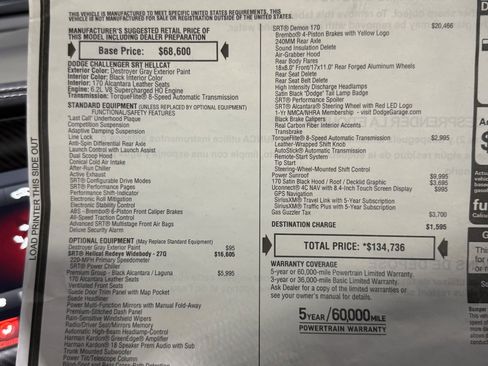 Used 2023 Dodge Challenger SRT Hellcat Redeye image 60