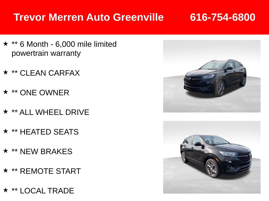 Used 2020 Buick Encore GX Preferred w/ Sport Touring Package AWD/4WD image 8