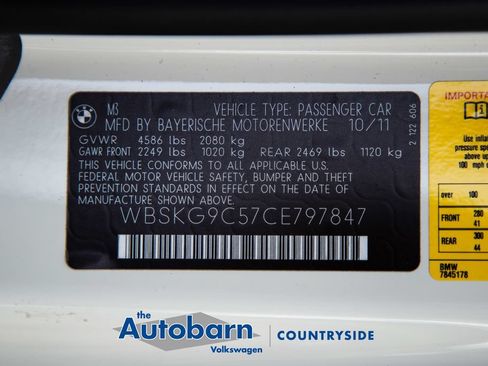 Used 2012 BMW M3 Coupe RWD image 41