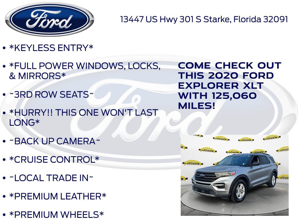 Used 2020 Ford Explorer XLT w/ Equipment Group 202A RWD image 10