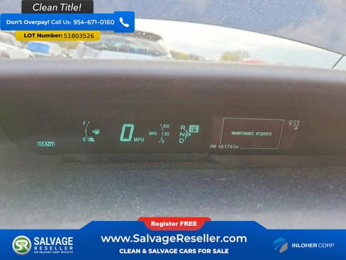 Used 2012 Toyota Prius Three w/ Preferred Accessory Pkg FWD image 12