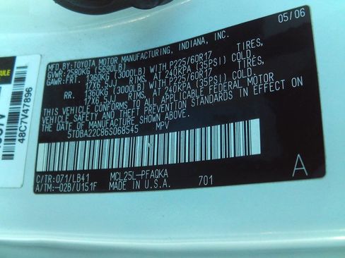 Used 2006 Toyota Sienna XLE Limited image 17