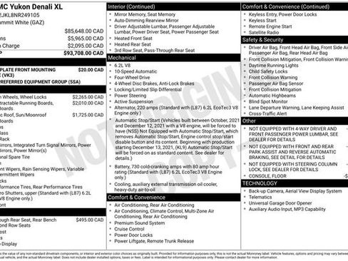 Used 2022 GMC Yukon XL Denali AWD/4WD image 27