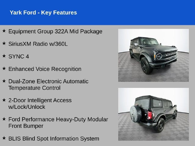 Used 2022 Ford Bronco Black Diamond AWD/4WD image 2