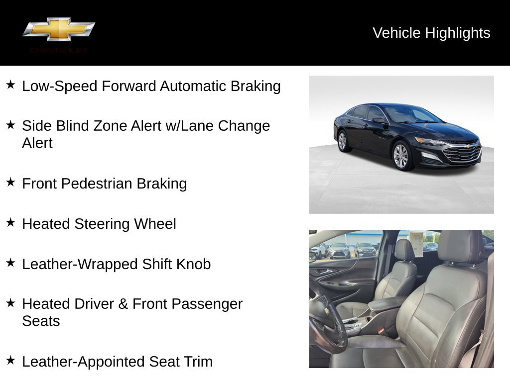 Used 2019 Chevrolet Malibu Hybrid w/ Leather Package FWD image 23