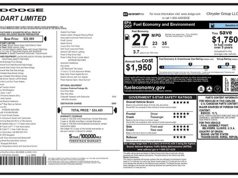 Used 2014 Dodge Dart Limited FWD image 26