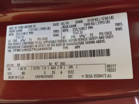 Used 2019 Ford Escape SE AWD/4WD image 33