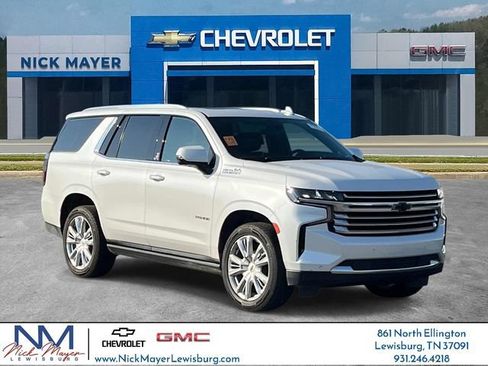 Used 2021 Chevrolet Tahoe High Country w/ Premium Package RWD image 1