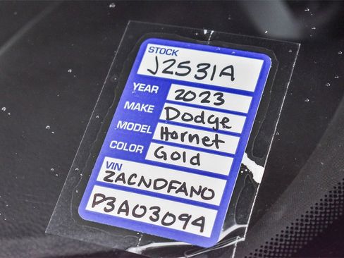 Used 2023 Dodge Hornet GT w/ Tech Pack w/o Parking image 29