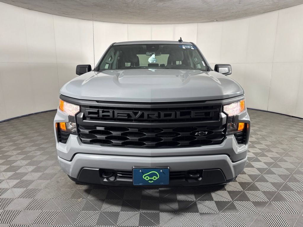 Certified 2024 Chevrolet Silverado 1500 Custom w/ Turbomax Blackout Package AWD/4WD image 3