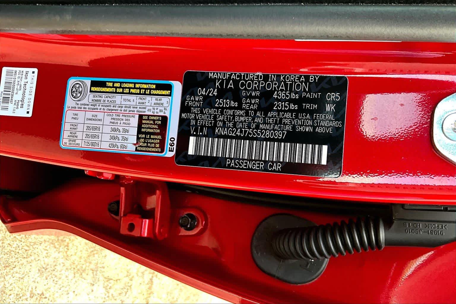 Certified 2025 Kia K5 LXS FWD image 65