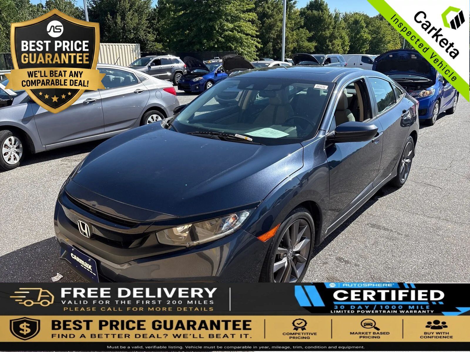 Used 2021 Honda Civic EX image 1