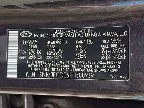 Used 2024 Hyundai Tucson SEL w/ Convenience Package AWD/4WD image 28