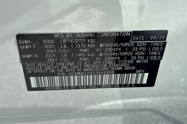 Certified 2025 Subaru Ascent Limited AWD/4WD image 36