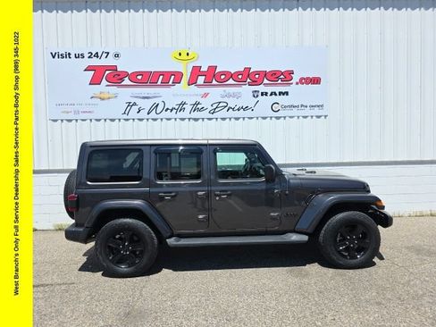Used 2021 Jeep Wrangler Unlimited Sahara AWD/4WD image 1