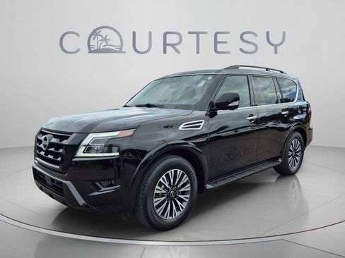 Certified 2023 Nissan Armada SL w/ Midnight Edition Package RWD image 1