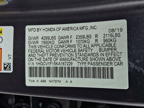 Used 2019 Honda Accord LX image 26