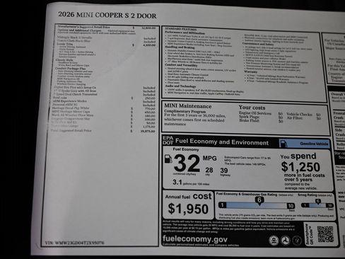 New 2026 MINI Cooper S image 39