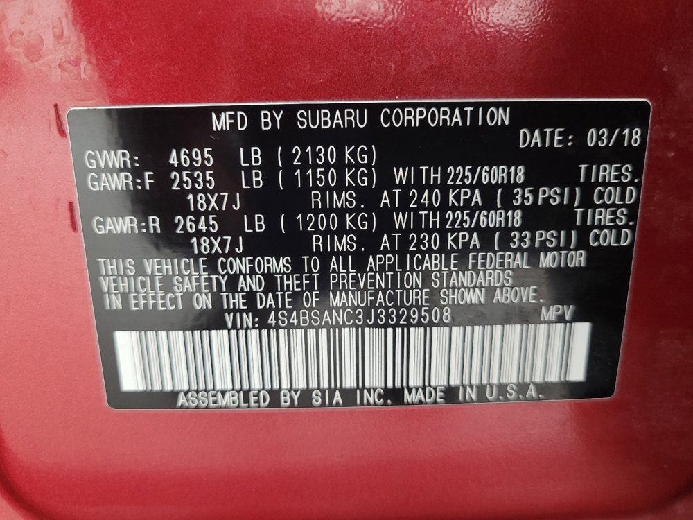 Used 2018 Subaru Outback 2.5i Limited AWD/4WD image 33