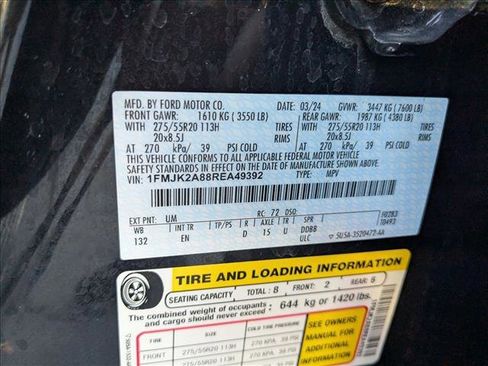 Used 2024 Ford Expedition Max Limited AWD/4WD image 15
