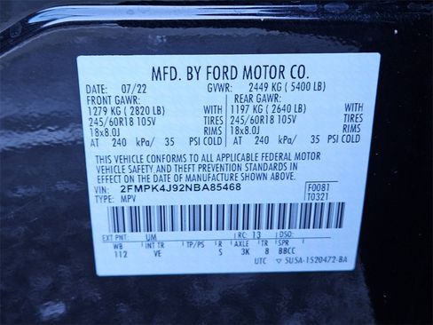 Used 2022 Ford Edge SEL w/ Convenience Package image 27