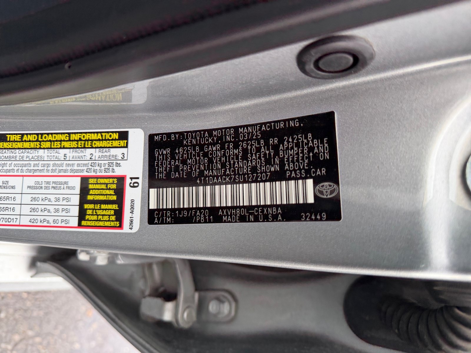 Used 2025 Toyota Camry LE FWD image 37