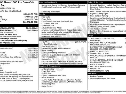 Used 2023 GMC Sierra 1500 Pro w/ Pro Value Package image 37