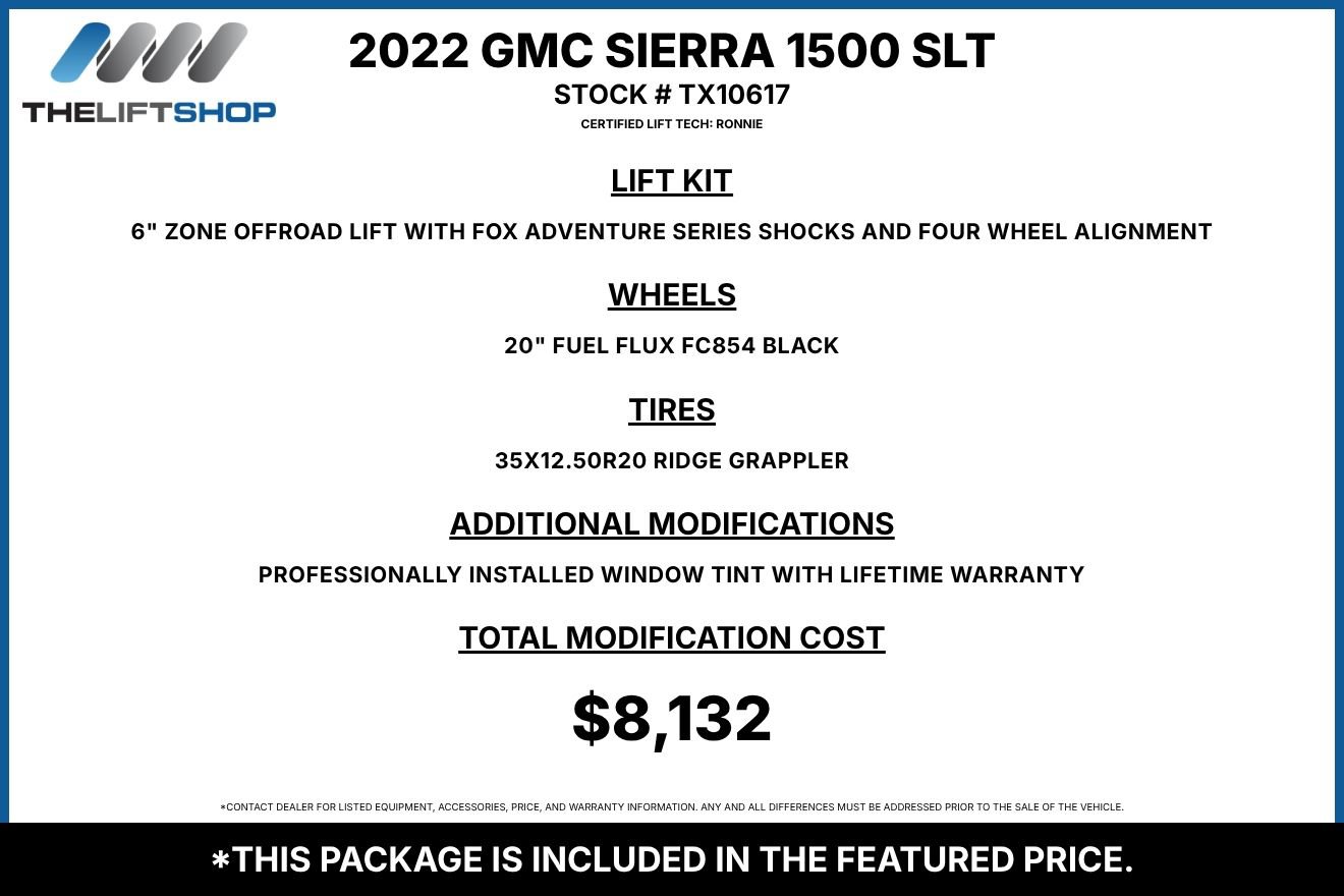 Used 2022 GMC Sierra 1500 SLT w/ SLT Premium Plus Package AWD/4WD image 2