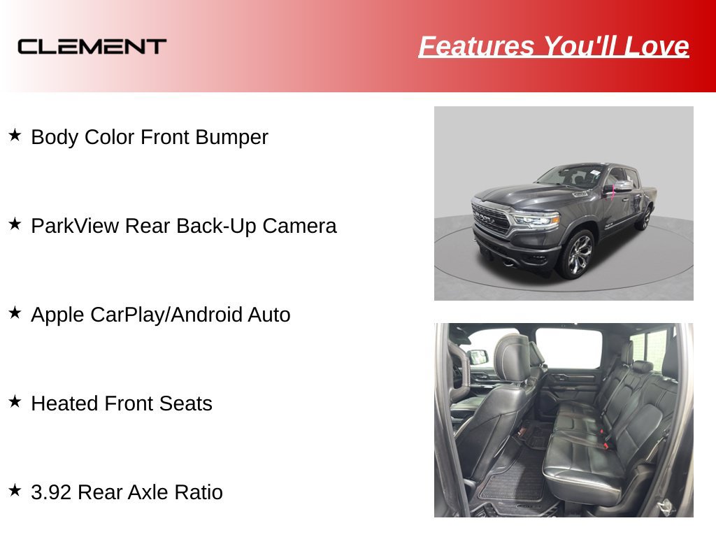 Used 2022 RAM 1500 Limited w/ Body-Colour Bumper Group AWD/4WD image 9