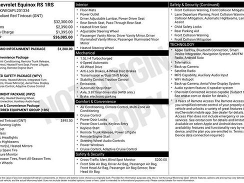 Used 2023 Chevrolet Equinox RS AWD/4WD image 45