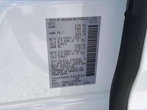 New 2026 Nissan Murano Platinum w/ Cargo Package image 8