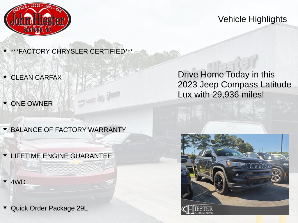 Used 2023 Jeep Compass Latitude AWD/4WD image 5
