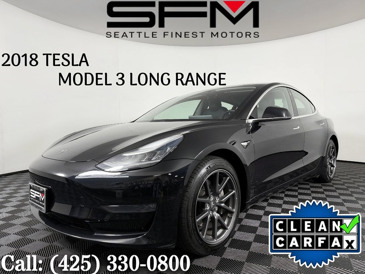 Used 2018 Tesla Model 3 Long Range AWD/4WD image 1