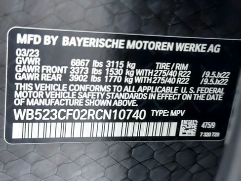 Used 2024 BMW iX xDrive50 w/ Sport Package AWD/4WD image 30