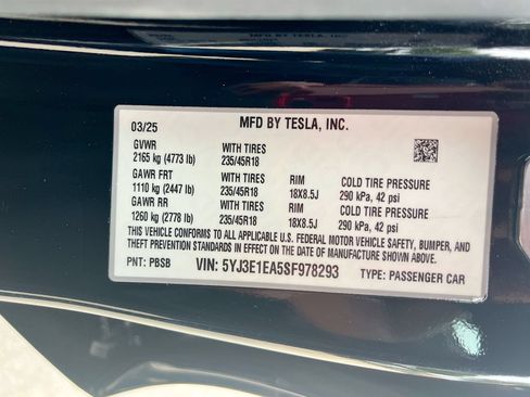 Used 2025 Tesla Model 3 Long Range RWD image 31