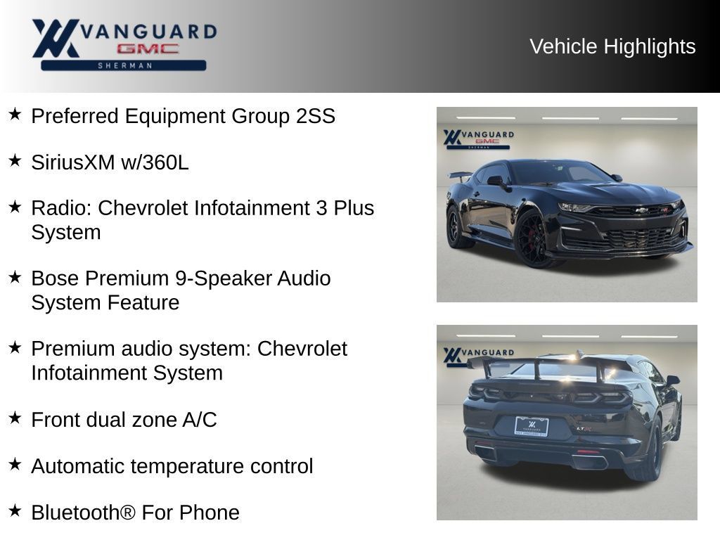 Used 2020 Chevrolet Camaro SS RWD image 11