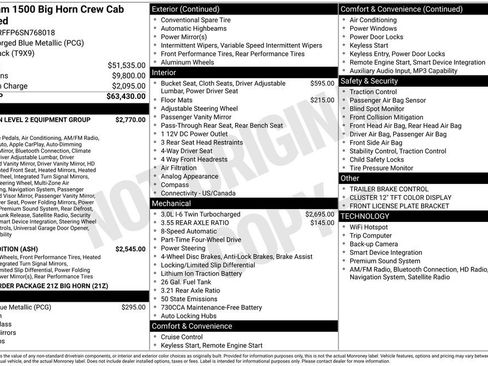 Used 2025 RAM 1500 Big Horn AWD/4WD image 2