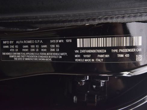 Used 2019 Alfa Romeo Giulia Ti AWD/4WD image 31
